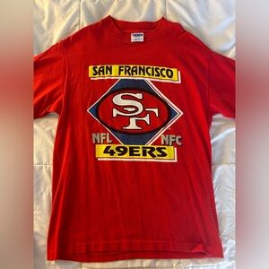 San Francisco 49ers Red Short Sleeve Tee